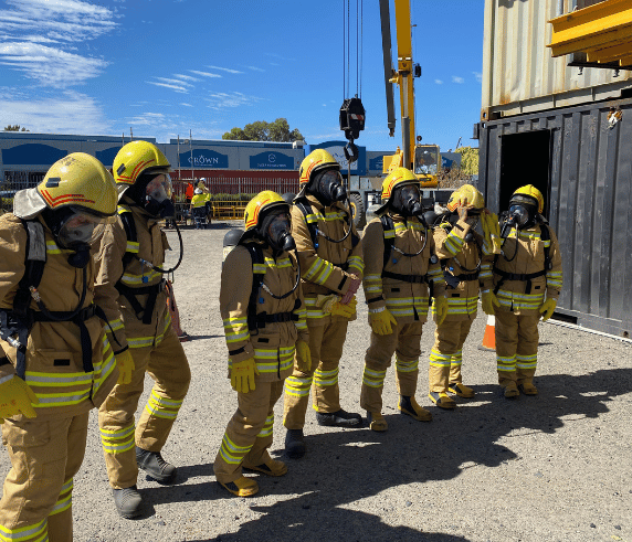 Operate Breathing Apparatus Training Perth - Safety Drill